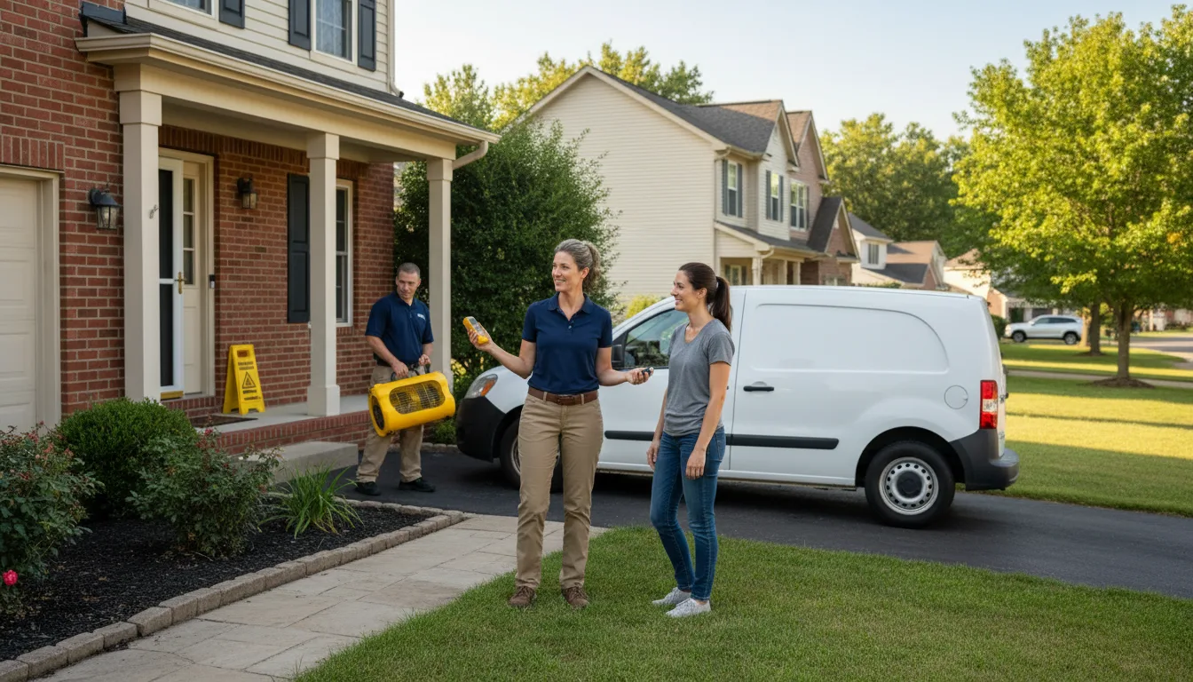 Residential water damage restoration in Edcouch, TX